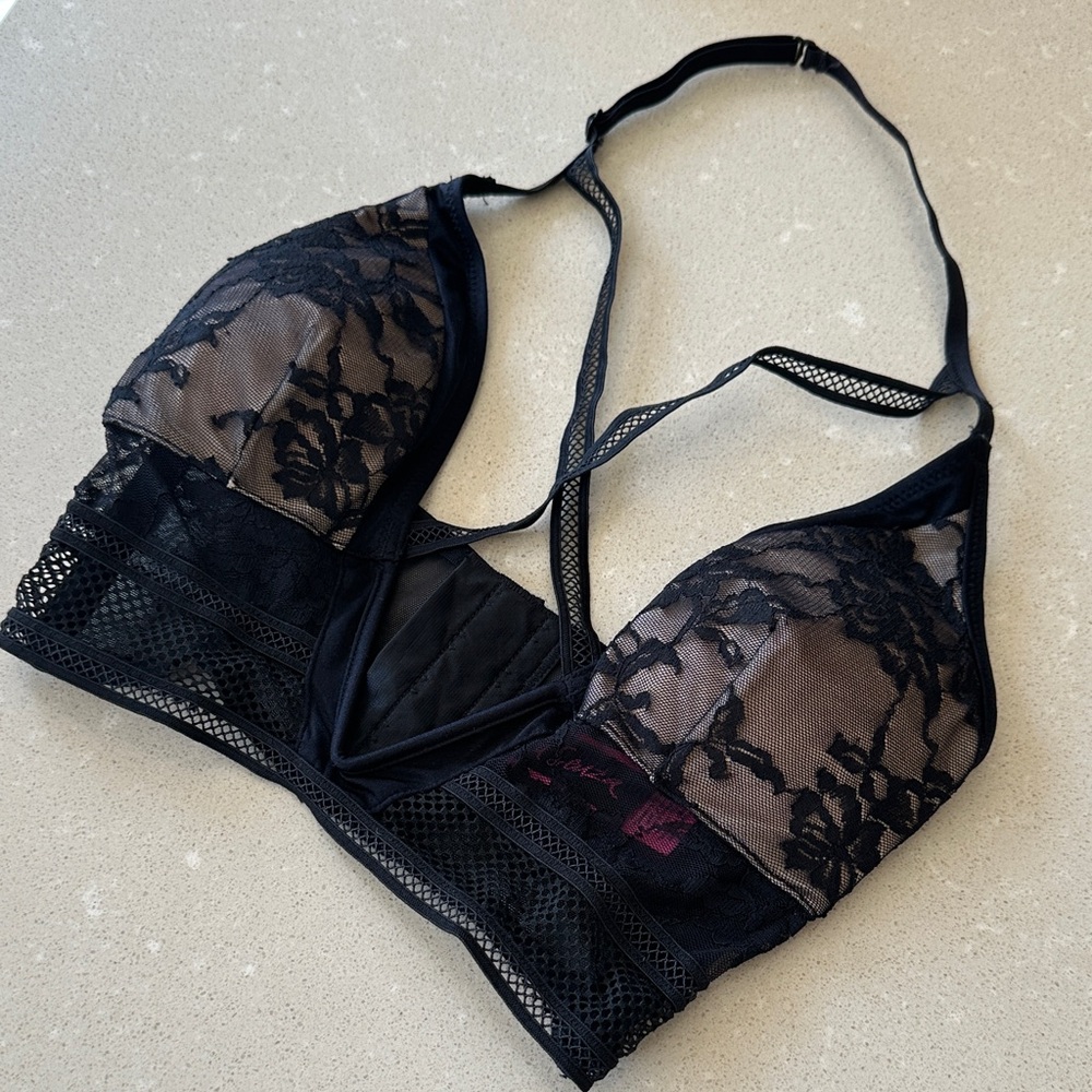 Elegant Black Lace Bralette